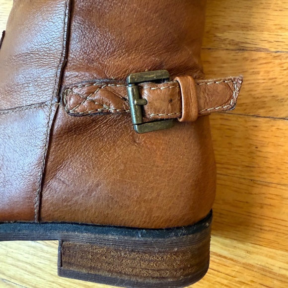 Must Have Vintage Over The Knee Brown Riding Boots - Picture 8 of 13